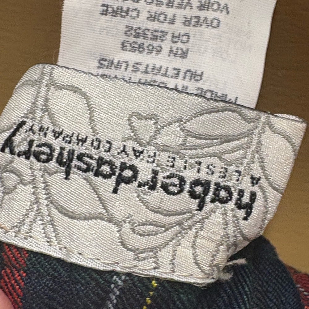 Vintage Haberdashery Christmas Tartan Plaid Pleated Skirt Size 12 - Picture 5 of 6